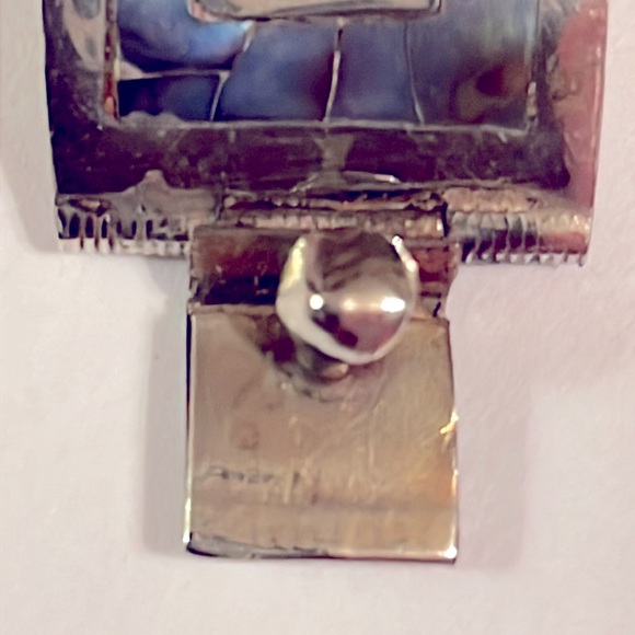 Sterling Silver Abalone Bracelet. EUC - Picture 8 of 10